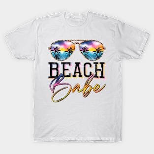 Beach Babe Sunglasses Hawaii Beach Summer Vacation Family T-Shirt T-Shirt